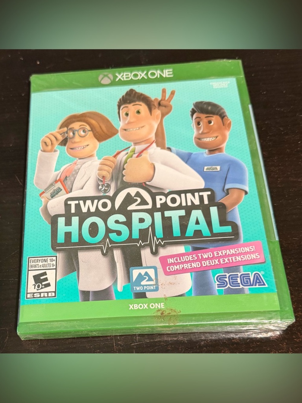 Sega Two Point Hospital - Xbox One (Green) factory sealed